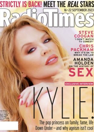 Cover week 38 issue on sale 12th September 2023 - Kylie