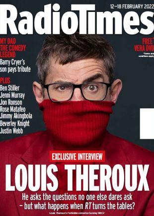 Week 7 cover issue on sale 8th February 2022- Louis Theroux